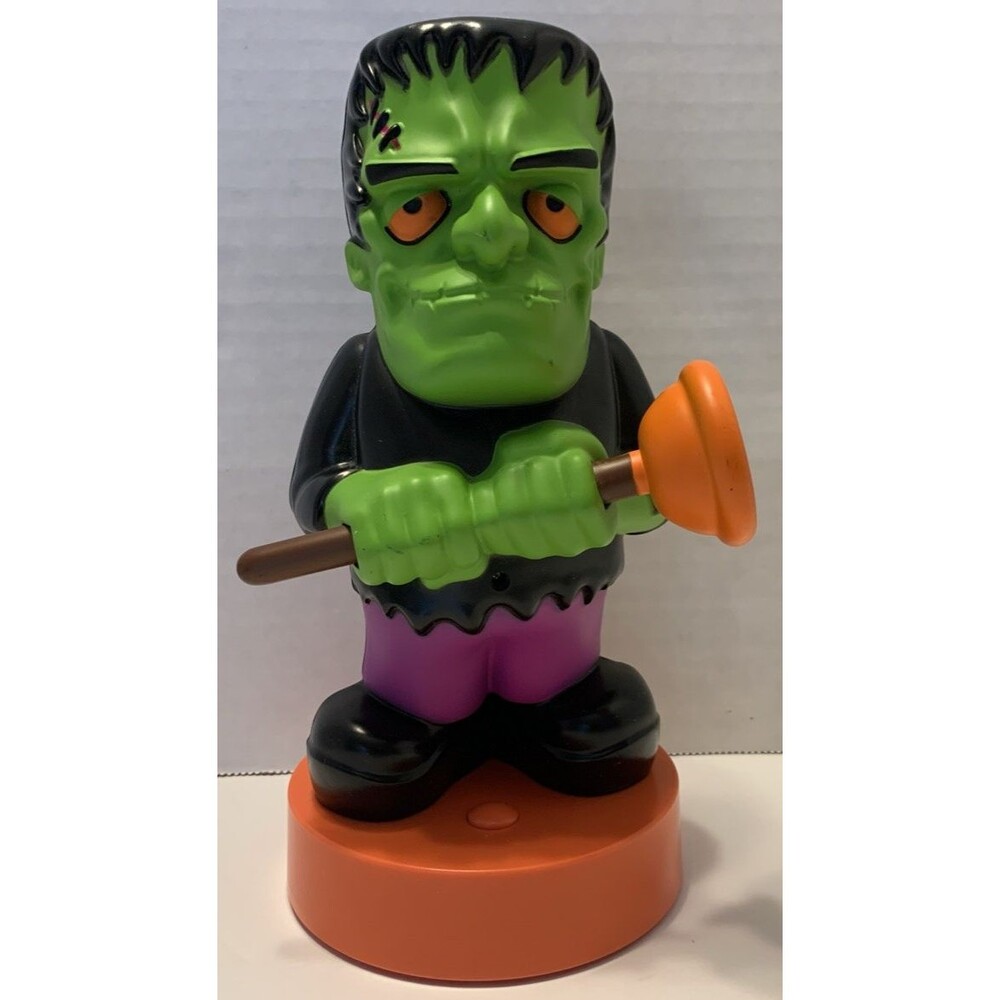 Hallmark Jokin’ in the John Flush-N-Stein Frankenstein Motion Activated WORKS